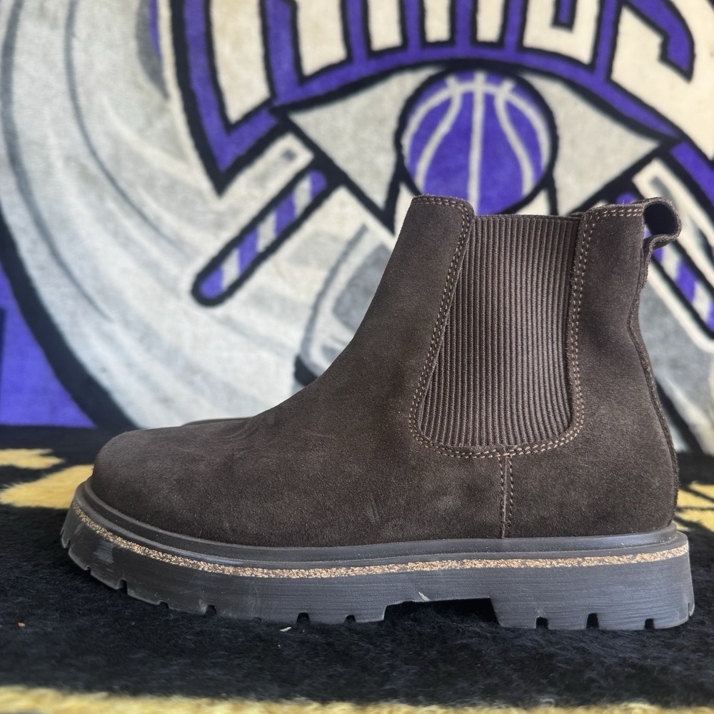 Size 37/W6 - Birkenstock Women's Highwood Chelsea Suede Leather Boots